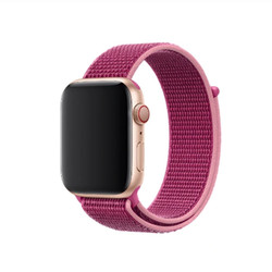 Apple Watch 38mm Zore KRD-03 Hasır Kordon Pembe