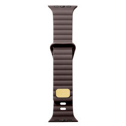 Apple Watch 38mm Zore KRD-73 Silikon Kordon Kahverengi