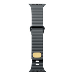 Apple Watch 38mm Zore KRD-73 Silikon Kordon Gri