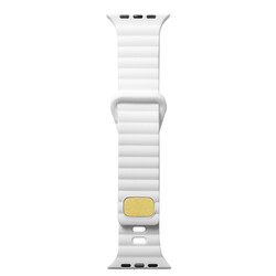 Apple Watch 38mm Zore KRD-73 Silikon Kordon Beyaz