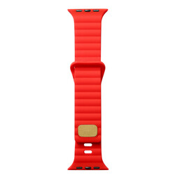 Apple Watch 38mm Zore KRD-73 Silikon Kordon Kırmızı