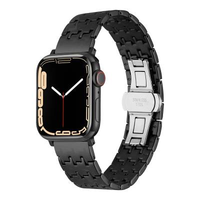 Apple Watch 38mm Zore KRD-86 Metal Band Black