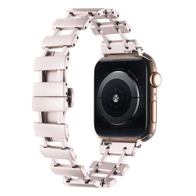 Apple Watch 38mm Zore KRD-96 Metal Band Starlight