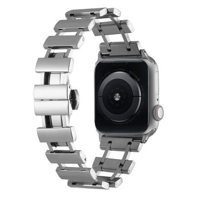 Apple Watch 38mm Zore KRD-96 Metal Kordon Gümüş