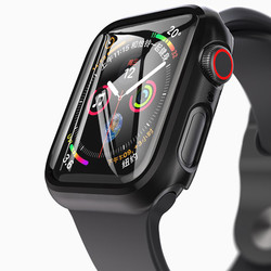 Apple Watch 38mm Zore Watch Gard Ekran Koruyucu Siyah