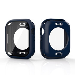 Apple Watch 40mm 360 Degree Protected Case and Screen Protector Zore Watch Gard 12 Navy blue