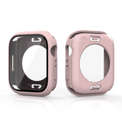 Apple Watch 40mm 360 Degree Protected Case and Screen Protector Zore Watch Gard 12 Pink