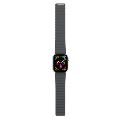 Apple Watch 40mm Band Youngkit Classical Magnetic Plug-in Silicone Strap Strap Grey