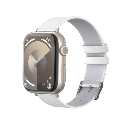 Apple Watch 40mm Benks Vintage Genuine Leather Series Leather Band Strap White