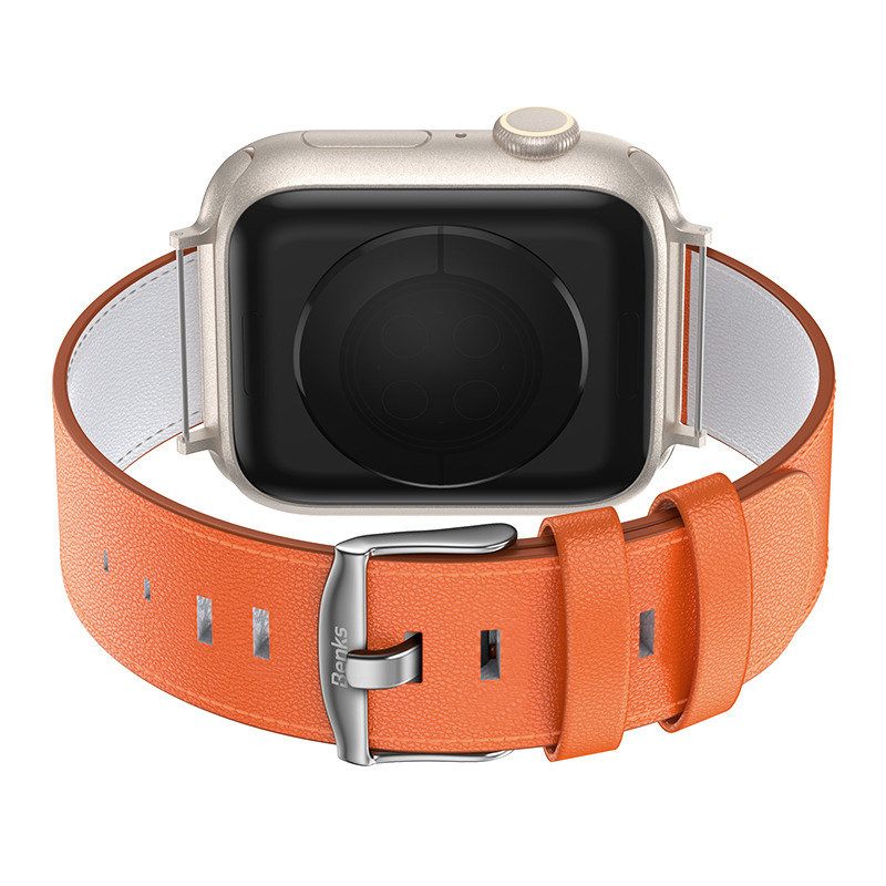 Apple Watch 40mm Benks Vintage Genuine Leather Serisi Deri Kordon Strap Kayış - 3