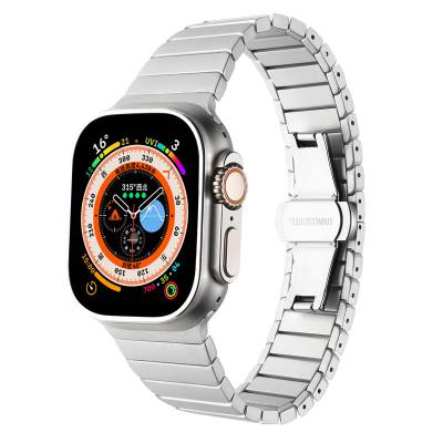 ​​​Apple Watch 40mm Kordon KRD-79 Metal Strap Kayış Gri