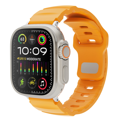 Apple Watch 40mm KRD-143 Silikon Kordon Sarı