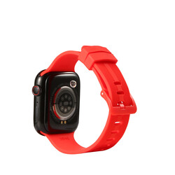 Apple Watch 40mm KRD-23 Silikon Kordon Kırmızı