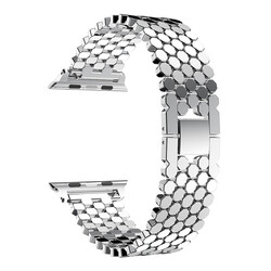 Apple Watch 40mm KRD-30 Metal Kordon Gümüş
