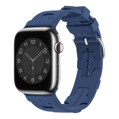 Apple Watch 40mm KRD-92 Silikon Kordon Mavi