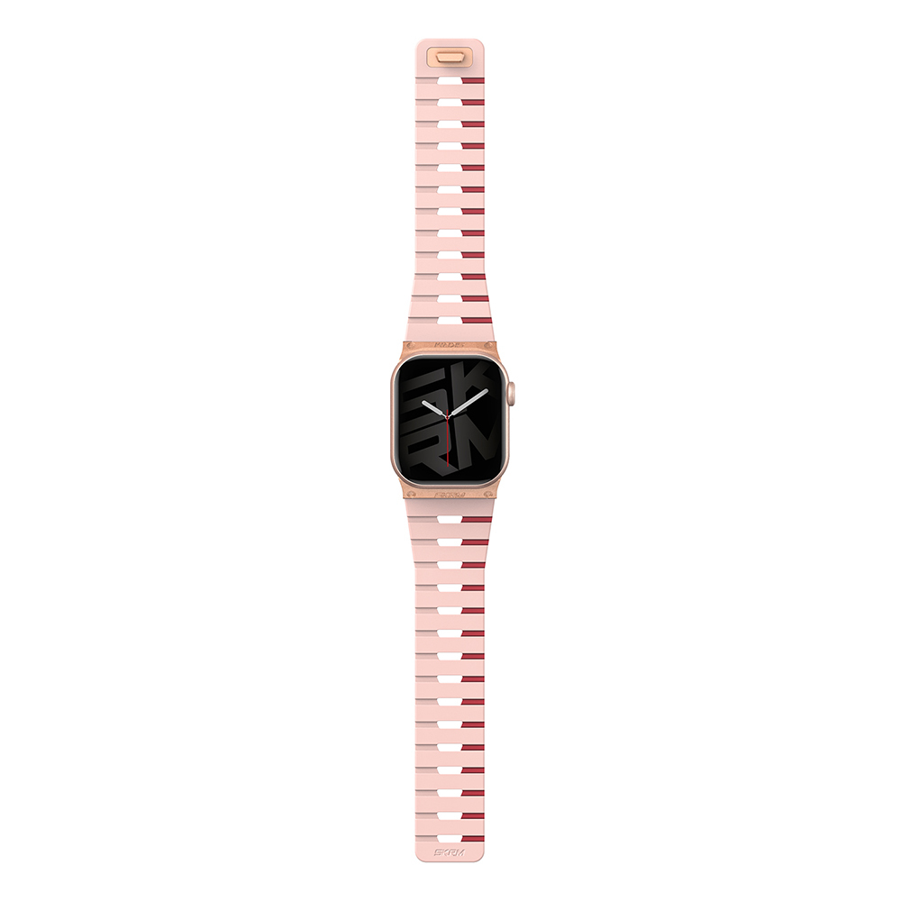 Apple Watch 40mm Skinarma Gemini Serisi TPU Magnetik Silikon Kordon - 9