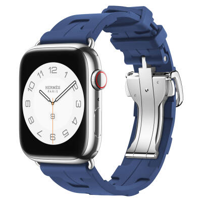 Apple Watch 40mm Sport Look Zore KRD-94 Silicone Band Navy blue