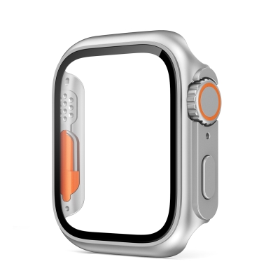 Apple Watch 40mm - Watch Ultra 49mm Case Converter and Screen Protector Zore Watch Gard 25 Grey