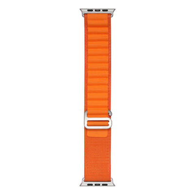 Apple Watch 40mm Zore Band-74 Hasır Kordon Turuncu