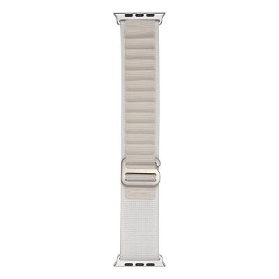 Apple Watch 40mm Zore Band-74 Hasır Kordon Starlight