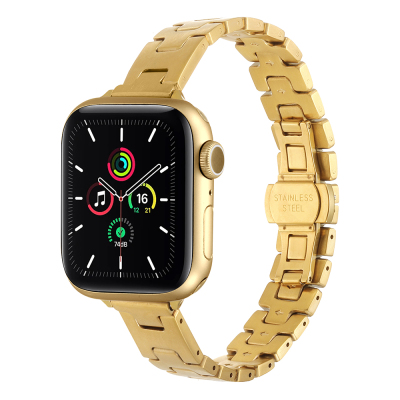 Apple Watch 40mm Zore KRD-150 Metal Kordon Strap Kayış Gold