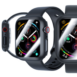 Apple Watch 40mm Zore Watch Gard Ekran Koruyucu Siyah