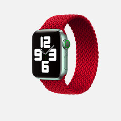 Apple Watch 42mm KRD-32 Medium Kordon Kırmızı