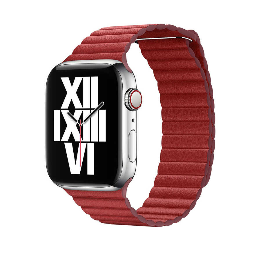 Apple Watch 42mm KRD-09 Deri Lop Kordon - 5