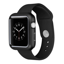 Apple Watch 42mm Kılıf Zore Devrim Mıknatıslı Kapak Siyah