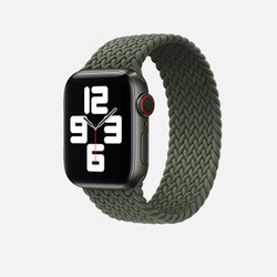 Apple Watch 42mm KRD-32 Small Kordon Koyu Yeşil