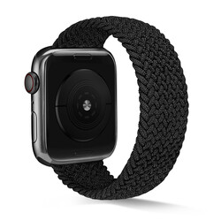 Apple Watch 42mm KRD-38 Medium Kordon Siyah