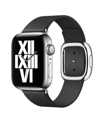 ​​​Apple Watch 42mm KRD-42 Deri Kordon Siyah