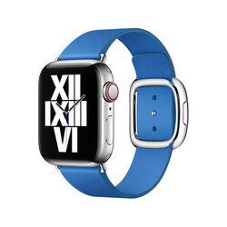 ​​​Apple Watch 42mm KRD-42 Leather Band Blue