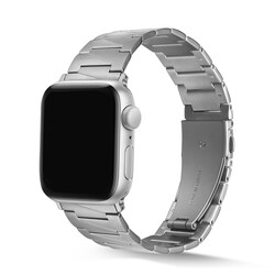Apple Watch 42mm KRD-48 Metal Kordon Gümüş