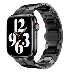 ​​​Apple Watch 42mm KRD-63 Metal Kordon Siyah
