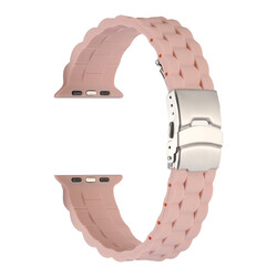 Apple Watch 42mm KRD-72 Silicone Cordon Pink