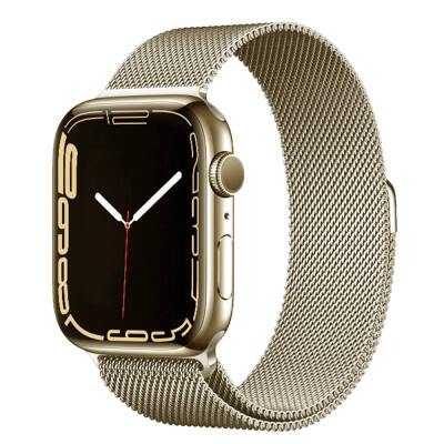 Apple Watch 42mm Zore Band-01 Metal Kordon Gold