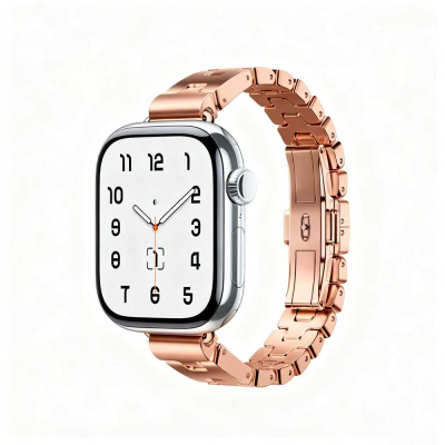 Apple Watch 42mm Zore KRD-150 Metal Band Rose Gold