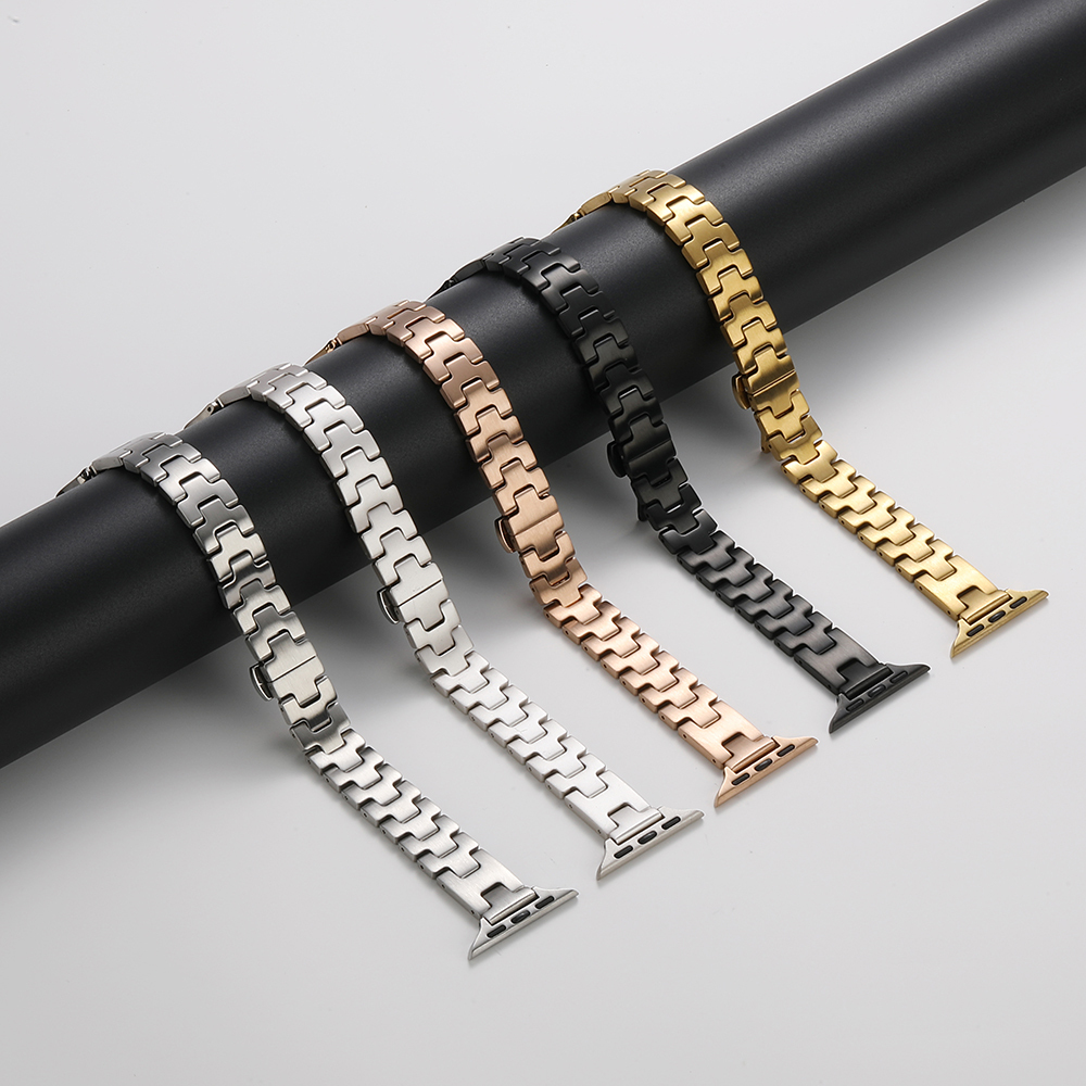 Apple Watch 42mm Zore KRD-150 Metal Kordon Strap Kayış - 13