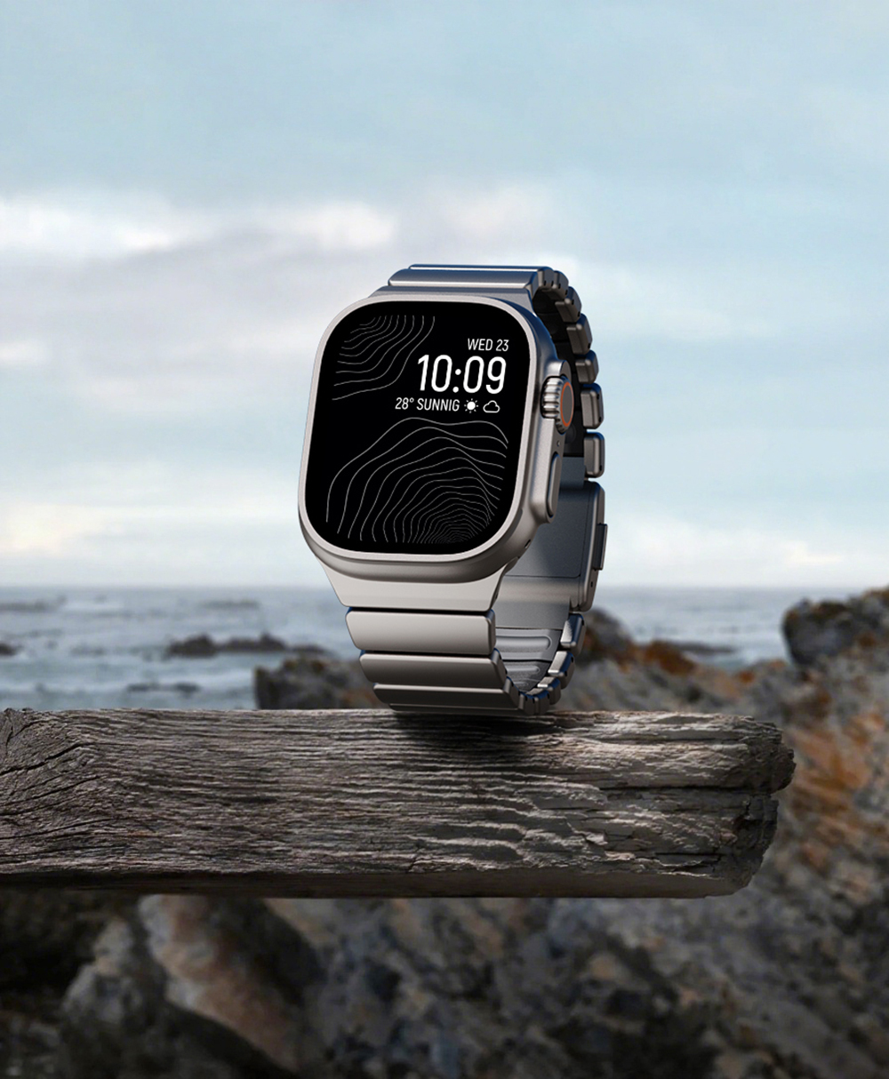 Apple Watch 42mm Zore KRD-152 Titanyum Silikon Kordon - 43