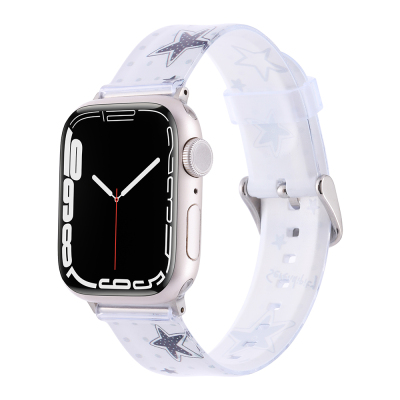 Apple Watch 42mm Zore KRD-156 Silicone Band Büyük Yıldız