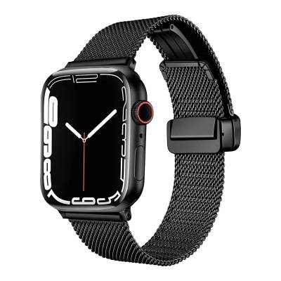 Apple Watch 42mm Zore KRD-85 Metal Kordon Siyah