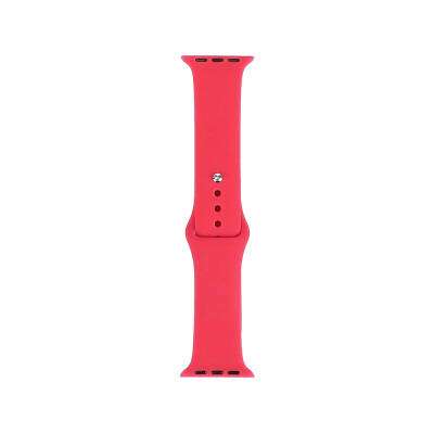 Apple Watch 44mm Band Series Classic Band Silicone Strap Strap Light Rose Red