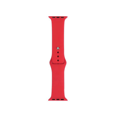 Apple Watch 44mm Band Series Classic Band Silicone Strap Strap Scarlet