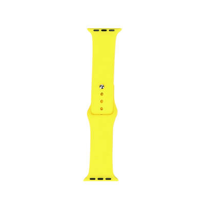 Apple Watch 44mm Band Series Classic Band Silicone Strap Strap Yellow