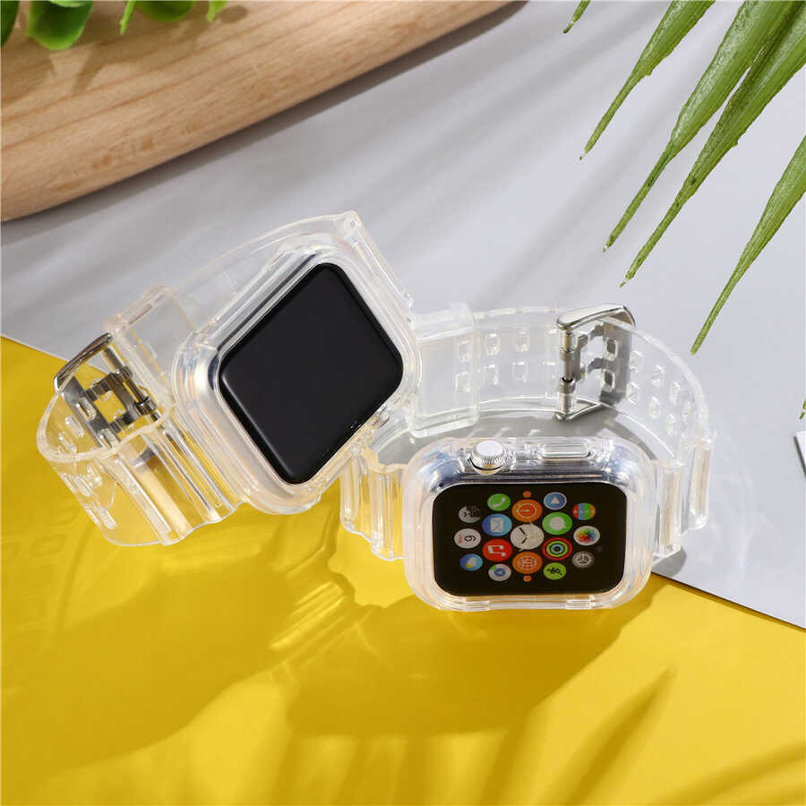 Apple Watch 44mm KRD-27 Silikon Kordon - 4