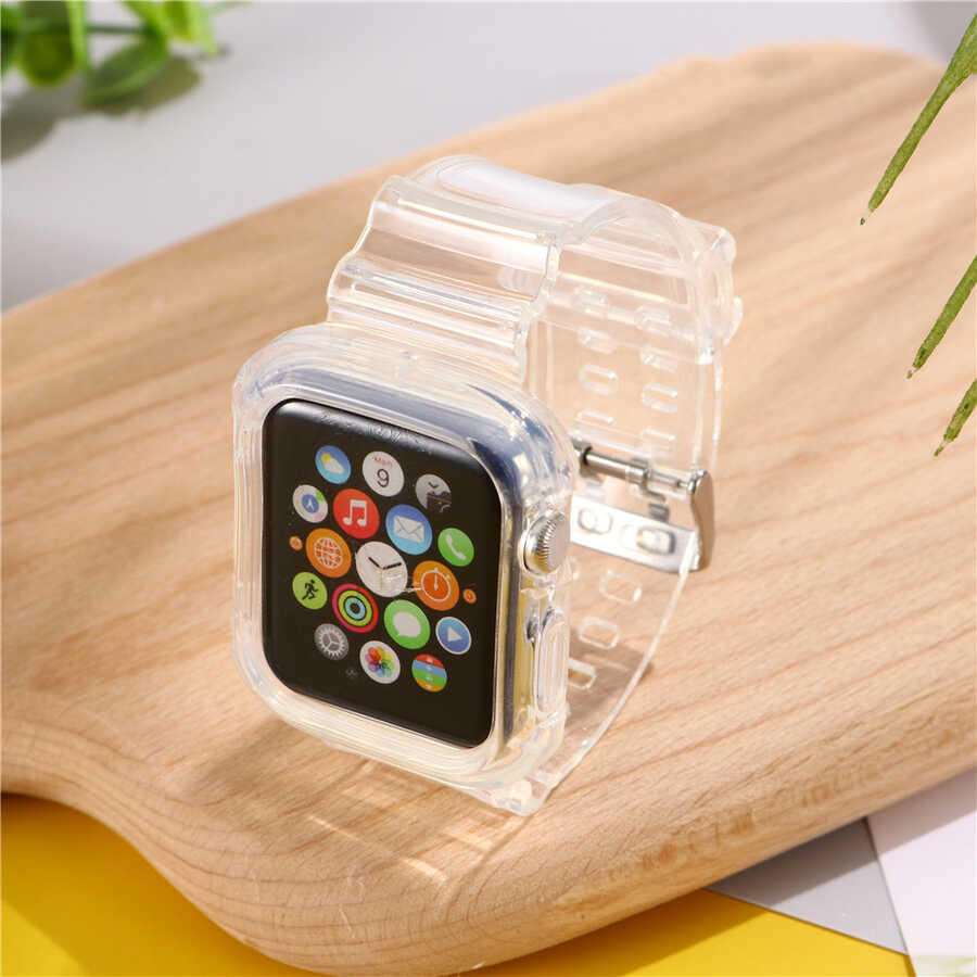 Apple Watch 44mm KRD-27 Silikon Kordon - 10