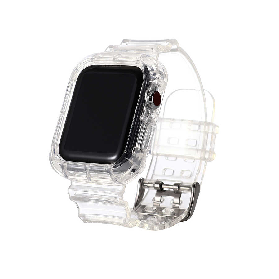 Apple Watch 44mm KRD-27 Silikon Kordon - 34