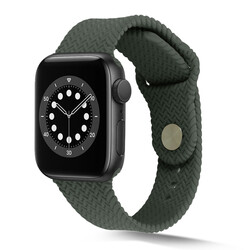 Apple Watch 44mm KRD-37 Silicon Band Dark Green