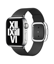 ​​​Apple Watch 44mm KRD-42 Leather Band Black